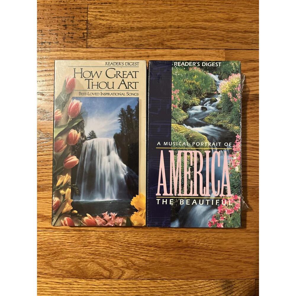 New Sealed How Great Thou Art And America The Beautiful Readers Digest Lot Of 2